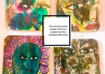 The Ancient Azurite People Of The Sun – Coaster Collection